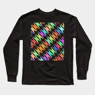 Simple abstract geometric seamless pattern Long Sleeve T-Shirt